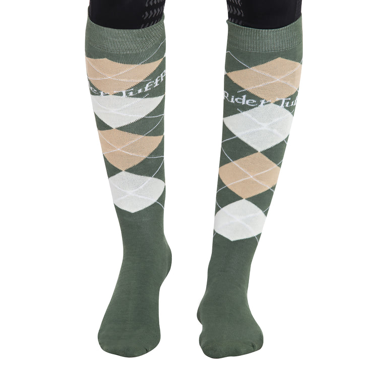 TuffRider Argyle Knee Hi Socks_1