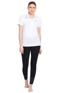 TuffRider Ladies Kirby Kwik Dry Short Sleeve Show Shirt - Breeches.com