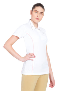 TuffRider Ladies Kirby Kwik Dry Short Sleeve Show Shirt - Breeches.com