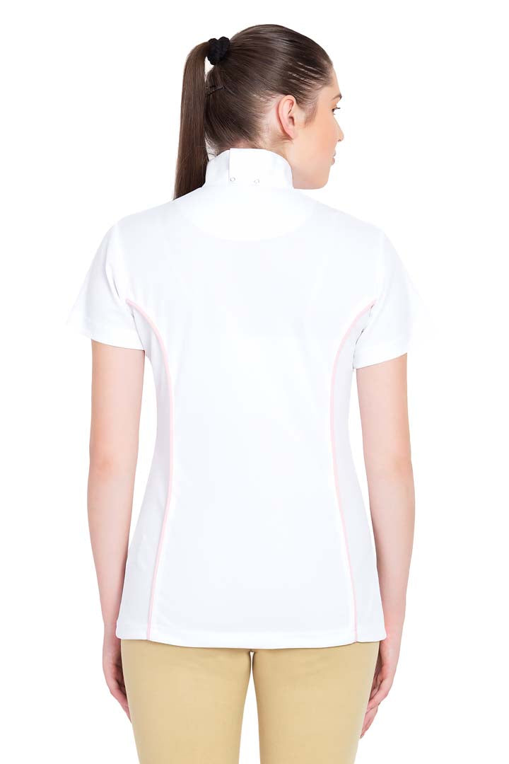 TuffRider Ladies Kirby Kwik Dry Short Sleeve Show Shirt - Breeches.com