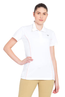 TuffRider Ladies Kirby Kwik Dry Short Sleeve Show Shirt - Breeches.com