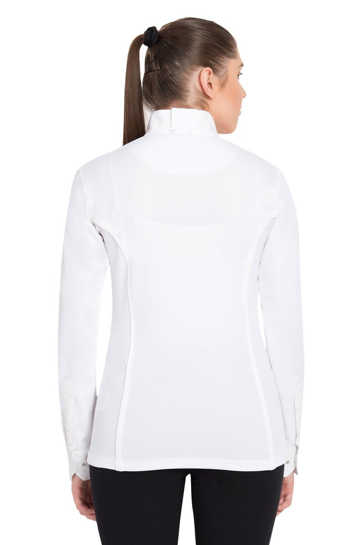 TuffRider Ladies Kirby Kwik Dry Long Sleeve Show Shirt - Breeches.com