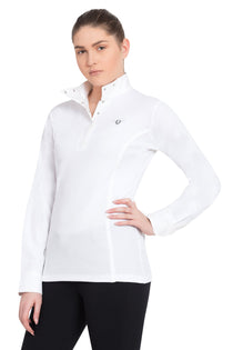 TuffRider Ladies Kirby Kwik Dry Long Sleeve Show Shirt - Breeches.com