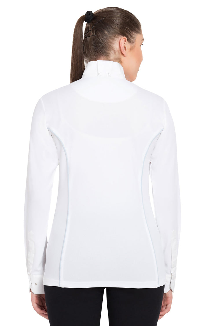 TuffRider Ladies Kirby Kwik Dry Long Sleeve Show Shirt - Breeches.com