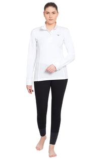 TuffRider Ladies Kirby Kwik Dry Long Sleeve Show Shirt - Breeches.com