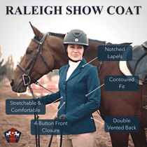 Equine Couture Ladies Raleigh Show Coat - Breeches.com