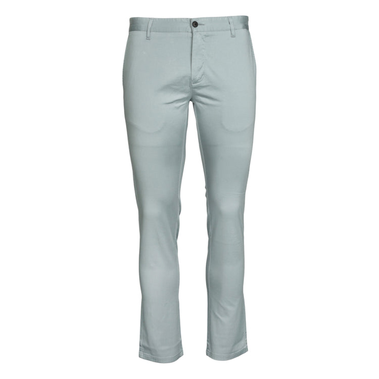 JUMP USA Men Grey Premium Cotton Slim Fit Sustainable Chinos