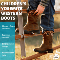 TuffRider Youth Yosemite Round Toe Western Boot - Breeches.com