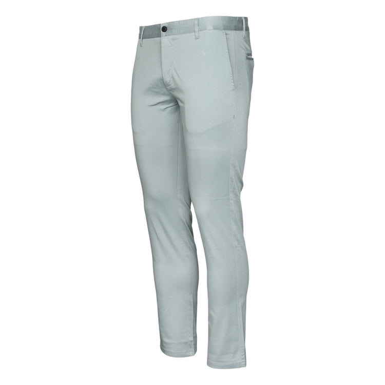 JUMP USA Men Grey Premium Cotton Slim Fit Sustainable Chinos