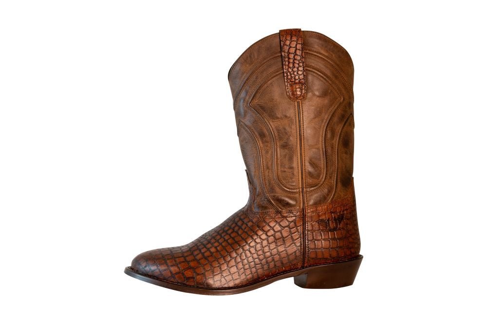 TuffRider Men's Hayden Wide Round Toe Western Boot