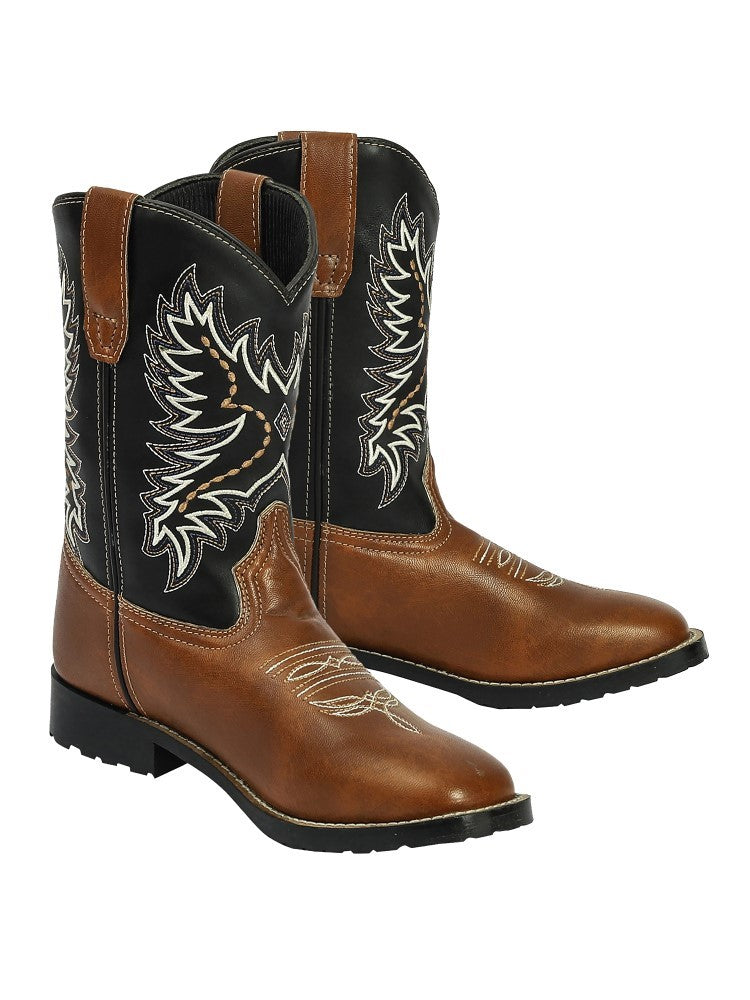 TuffRider Youth Olympic Square Toe Western Boot