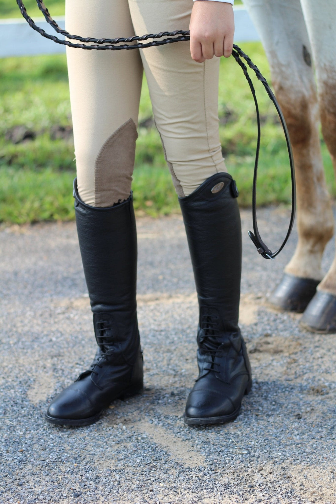 TuffRider Children's Belmont Junior Field Boots - Breeches.com