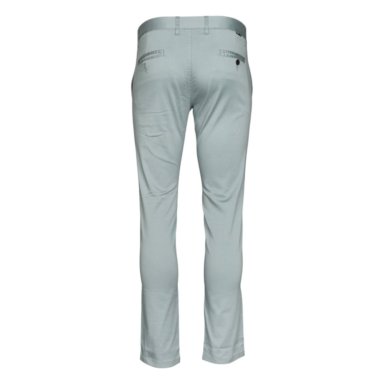 JUMP USA Men Grey Premium Cotton Slim Fit Sustainable Chinos