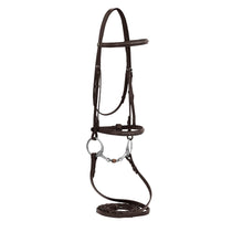 Henri de Rivel Advantage Fancy Raised Snaffle Bridle With Laced Reins - Breeches.com