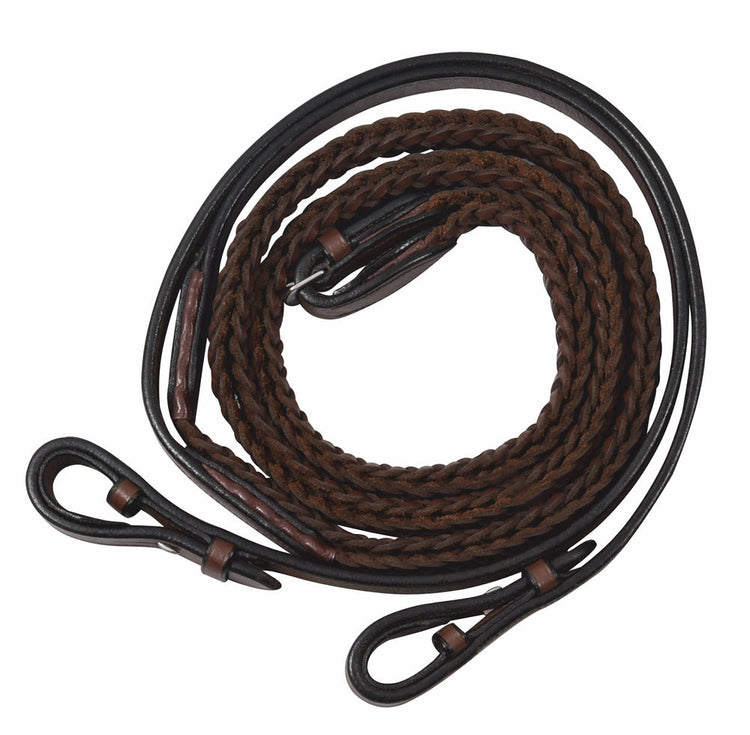 Henri de Rivel Advantage Plaited Reins - Breeches.com