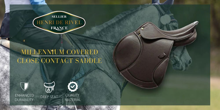 Henri de Rivel Millennium Covered Close Contact Saddle