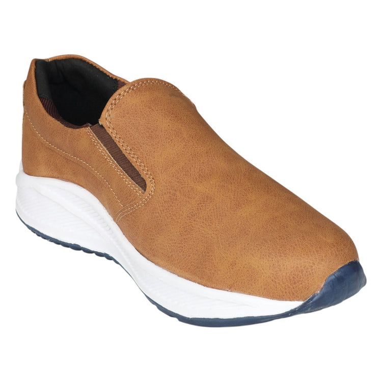 JUMP USA Mens TAN SlipOn Formal Shoes