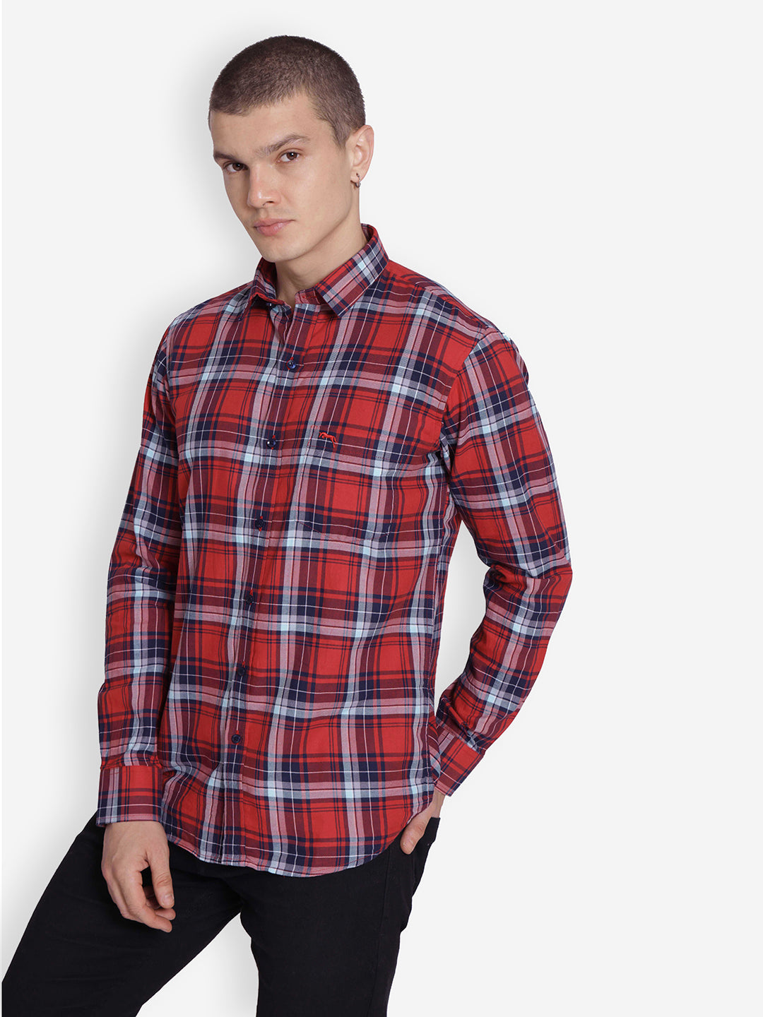 JUMP USA Men Cotton Casual Shirts