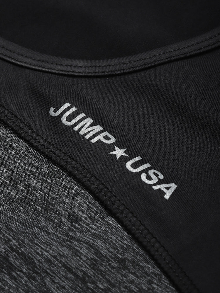 JUMP USA Solid Non-Wired Non Padded Sports Bra