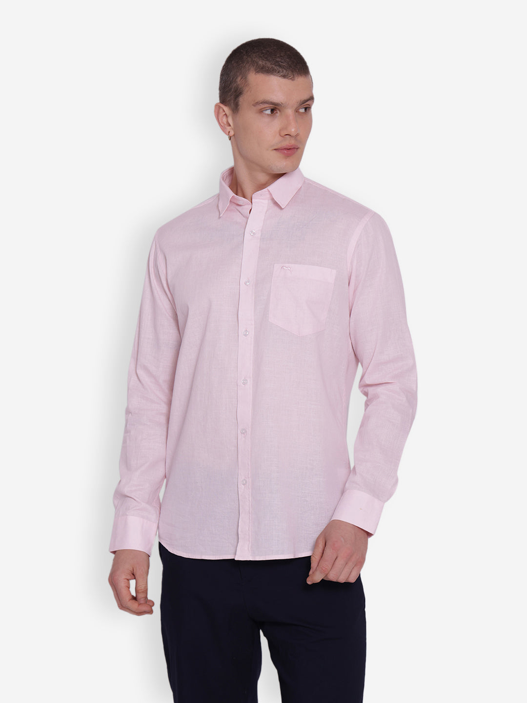 JUMP USA Men Solid Cotton Casual Shirts - JUMP USA